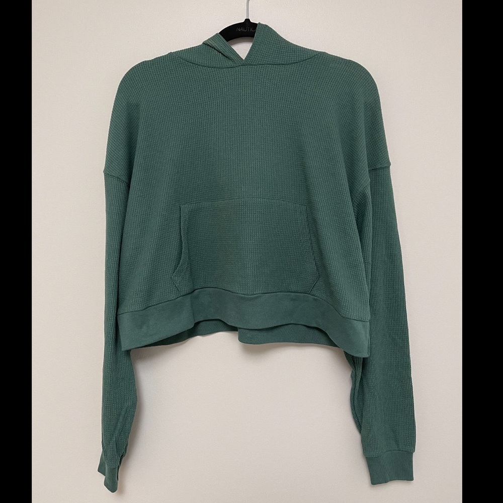 Green Waffle Hoodie